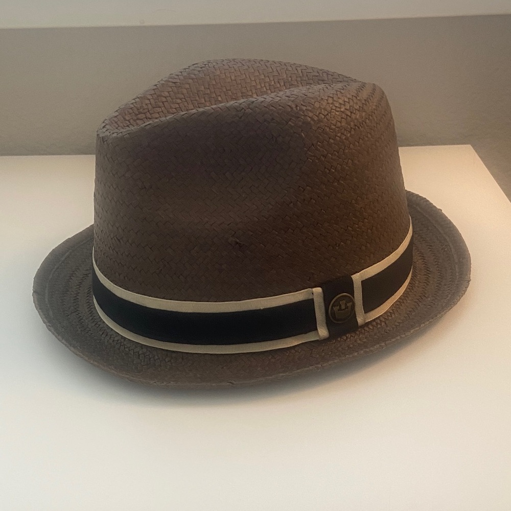 Goorin Bros Dark Brown Woven Hat-Hammond